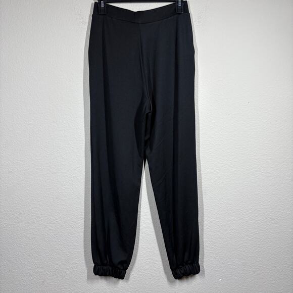 Zara Womens Size Small Pants Jogger Black Pull On Side Pockets Stretch - Picture 2 of 8